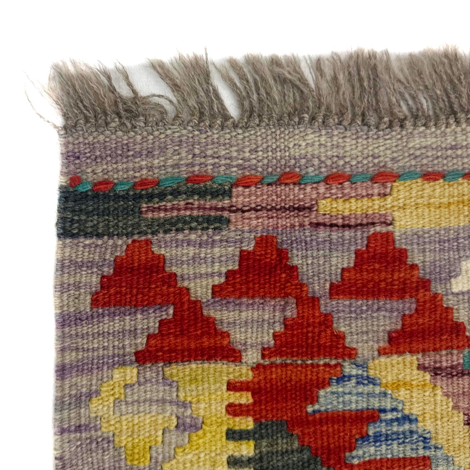 Handmade Turkish Design Wool Kilim 2' 7" x 4' 3" ft / 79 x 129 cm - No. Y39381
