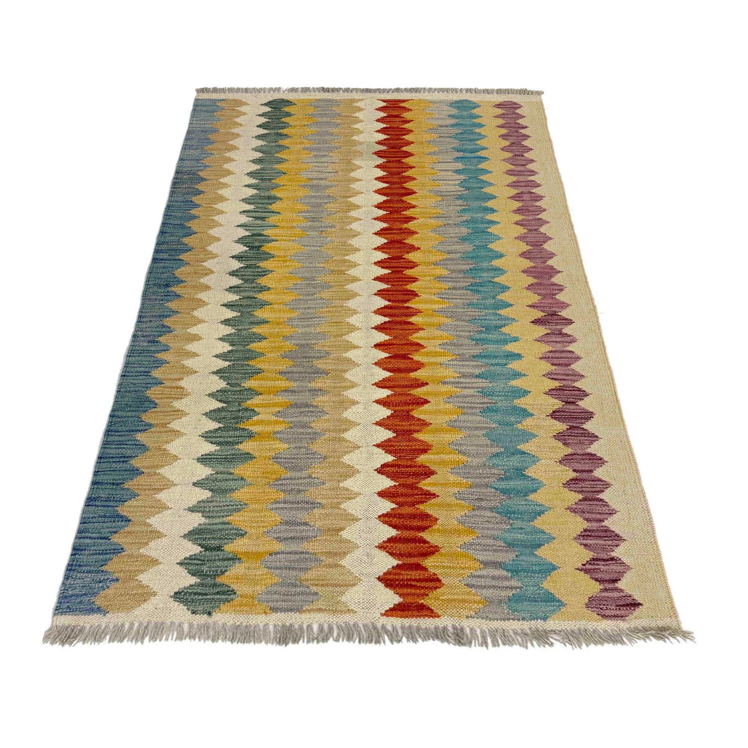 Small Size Chobi Kilim 2' 7" x 4' 3" ft / 80 x 130 cm - No. Y39382