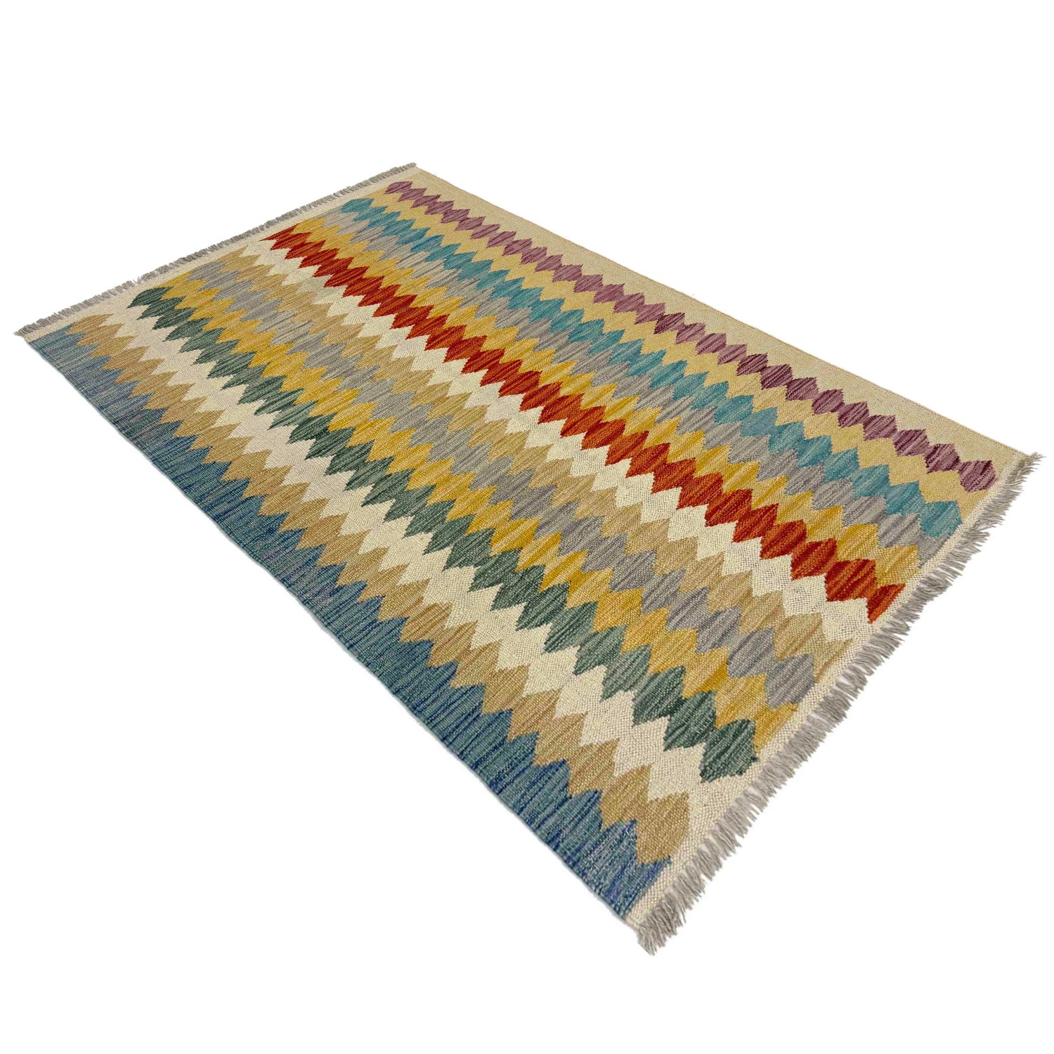Small Size Chobi Kilim 2' 7" x 4' 3" ft / 80 x 130 cm - No. Y39382