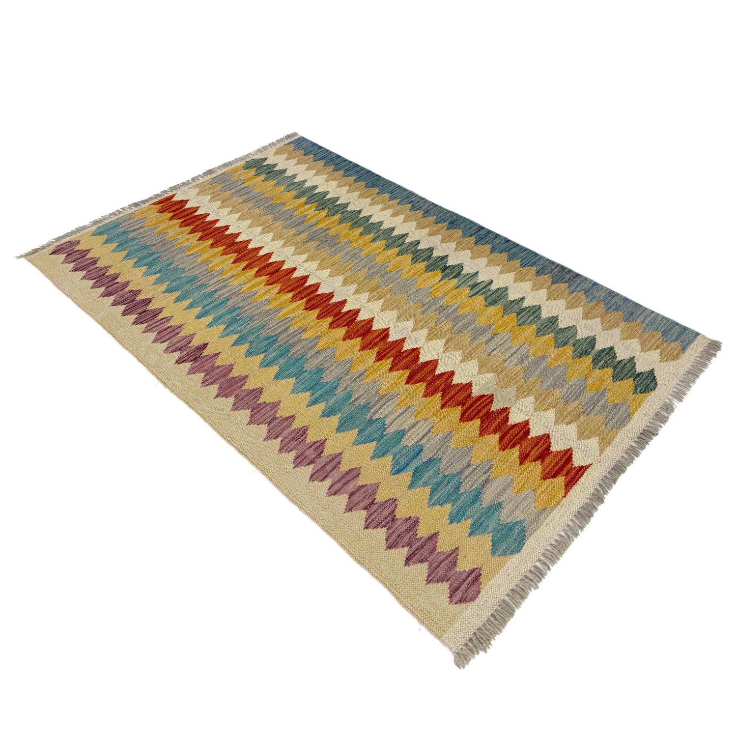 Small Size Chobi Kilim 2' 7" x 4' 3" ft / 80 x 130 cm - No. Y39382