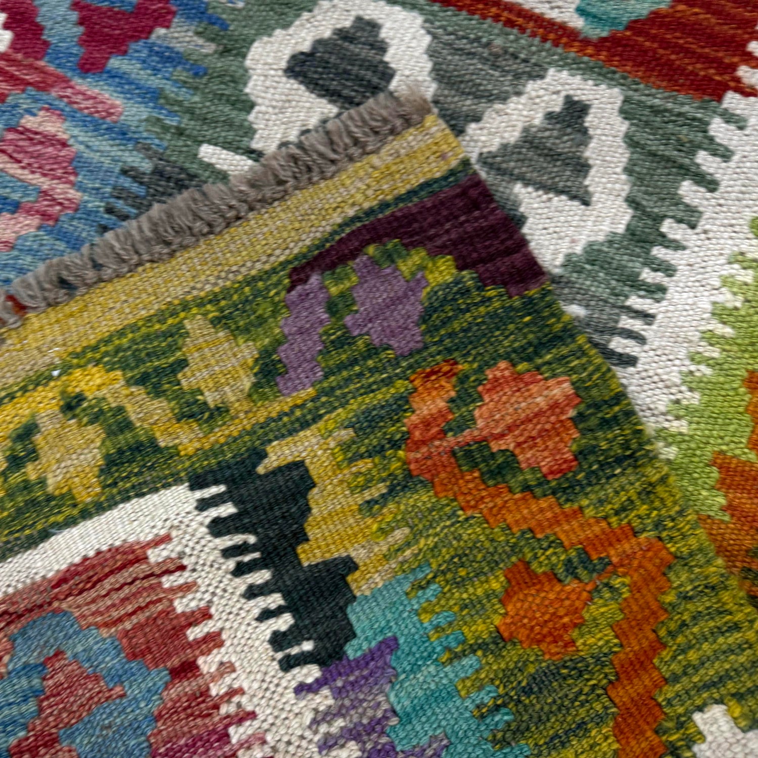 Small Size Chobi Kilim 2' 9" x 3' 10" ft / 84 x 117 cm - No. Y39383