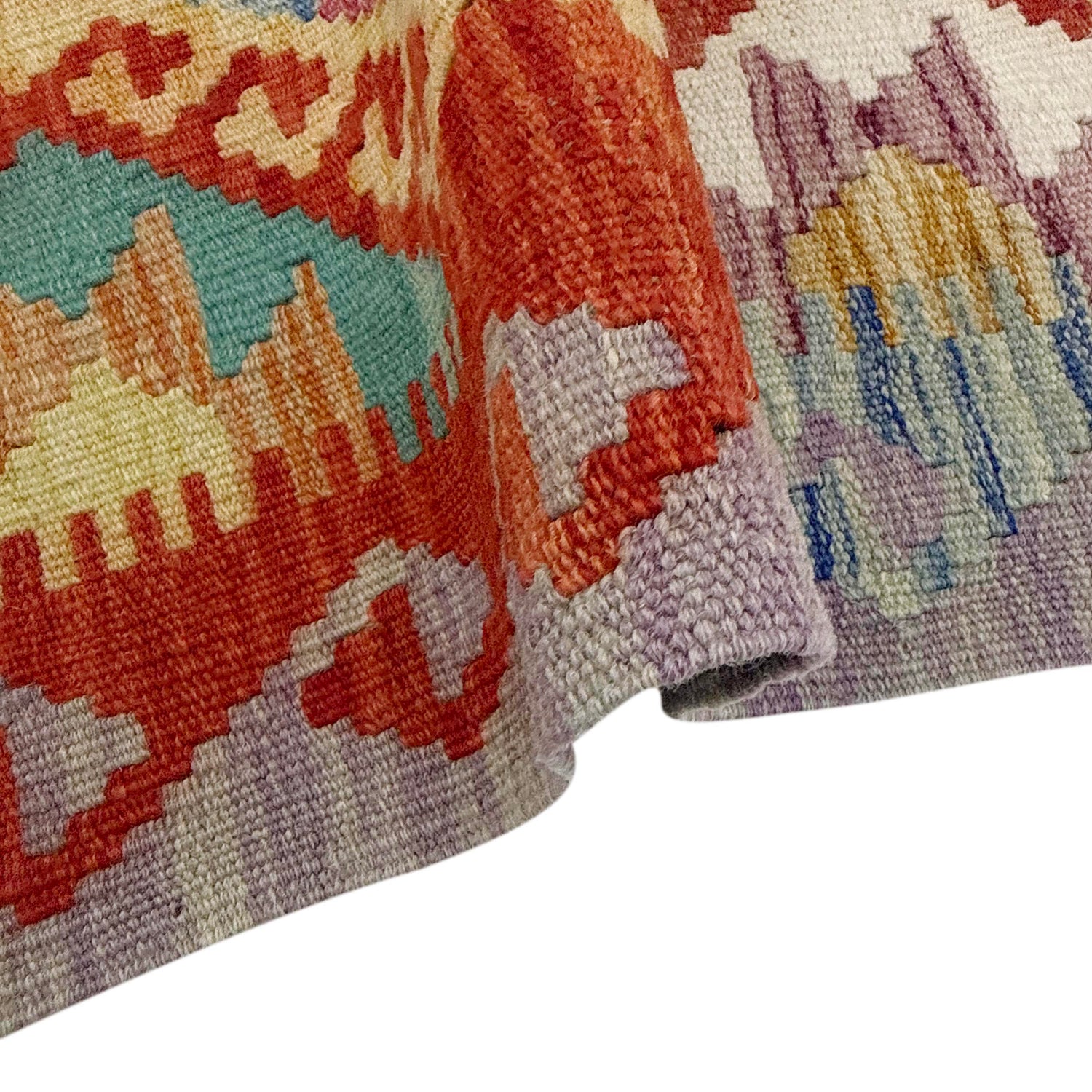 Hand Knotted Flatweave Kilim 2' 7" x 4' 2" ft / 78 x 127 cm - No. Y39385