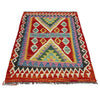 Hand Knotted Flatweave Kilim 2' 9" x 3' 11" ft / 85 x 120 cm - No. Y39386