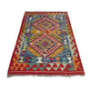 Handmade Afghan Vegetable Kilim 2' 9" x 4' 0" ft / 83 x 122 cm - No. Y39389