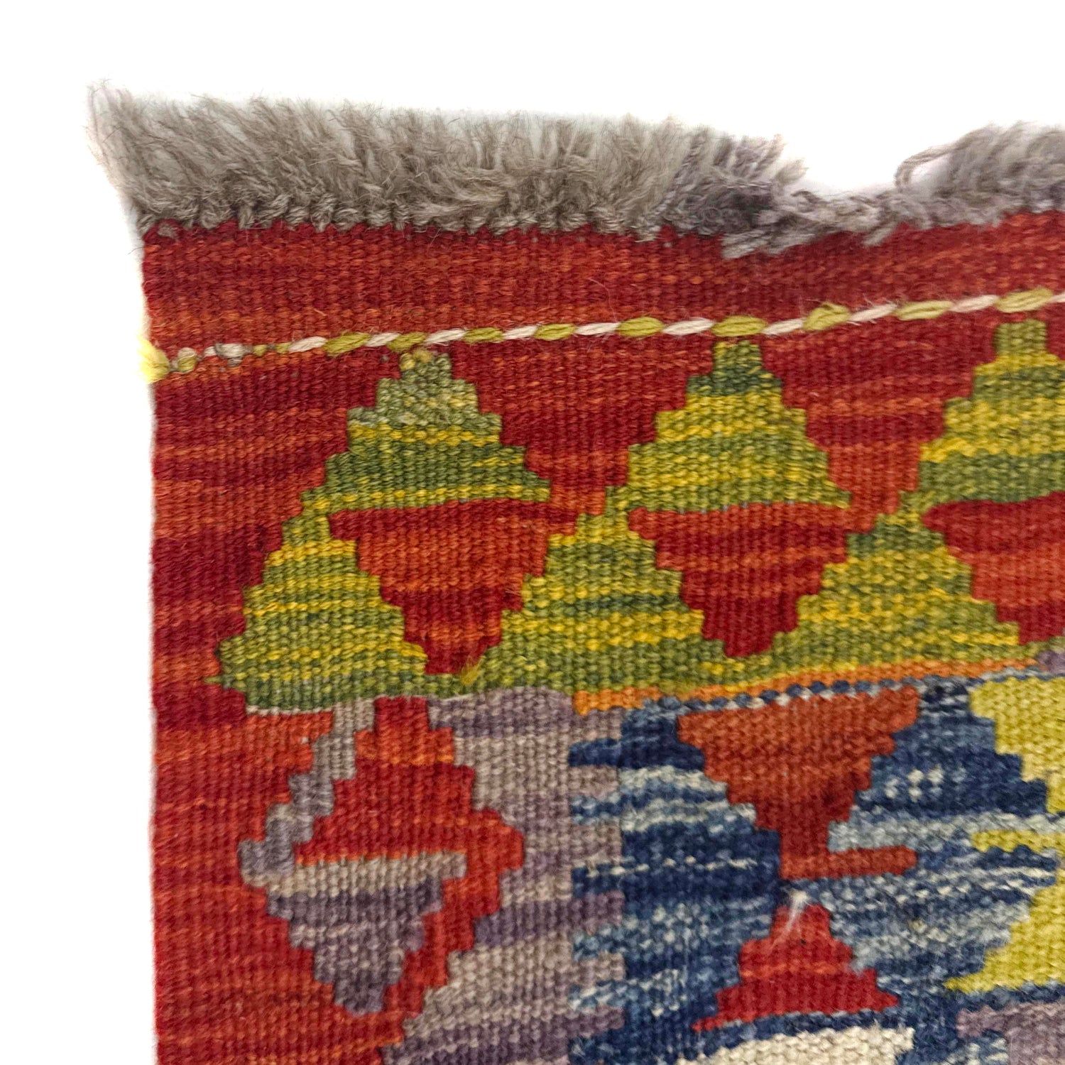 Handmade Afghan Vegetable Kilim 2' 9" x 4' 0" ft / 83 x 122 cm - No. Y39389