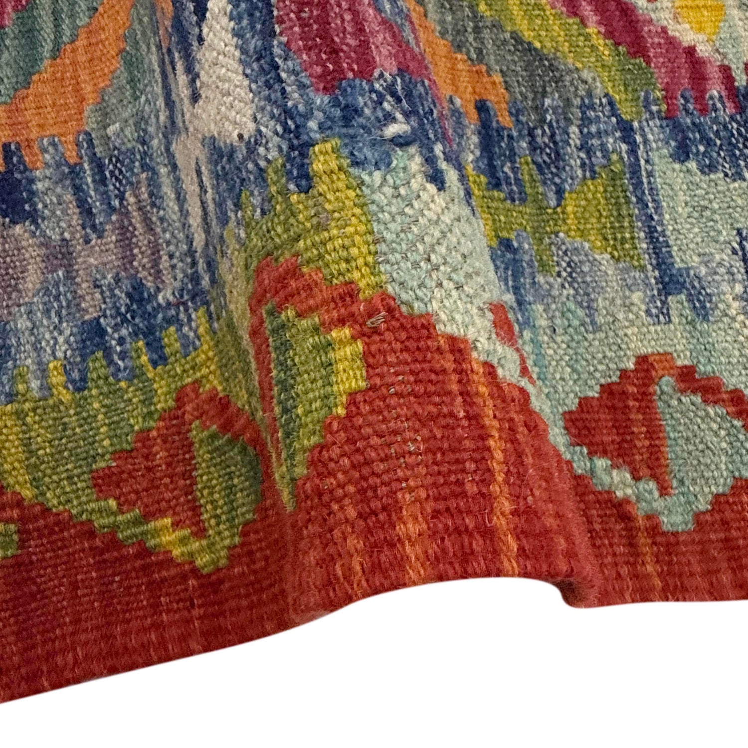 Handmade Afghan Vegetable Kilim 2' 9" x 4' 0" ft / 83 x 122 cm - No. Y39389