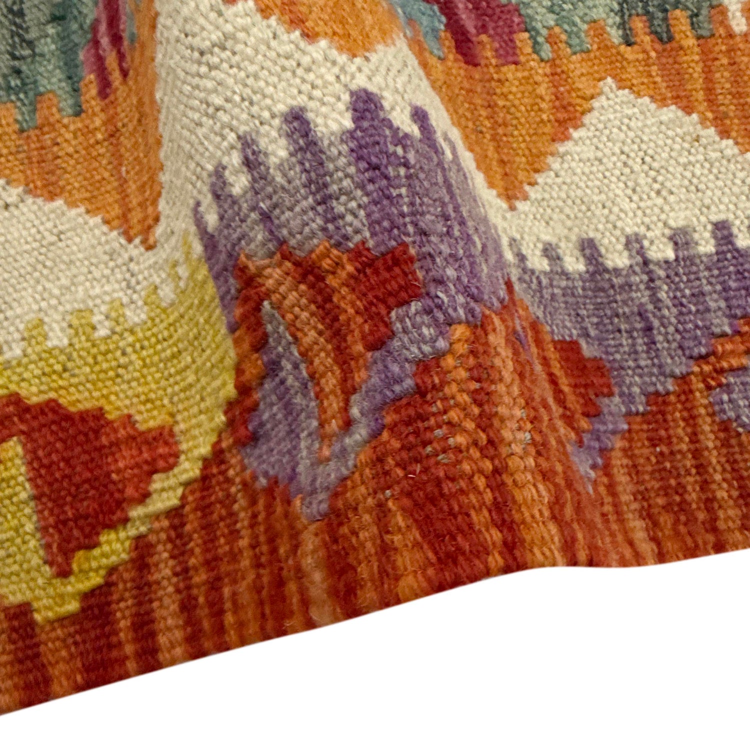 Hand Made Afghan Kilim 2' 9" x 4' 1" ft / 84 x 124 cm - No. Y39390