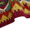 Multi Color ful Flat-Weave Wool Kilim 2' 9" x 3' 7" ft / 84 x 110 cm - No. Y39392