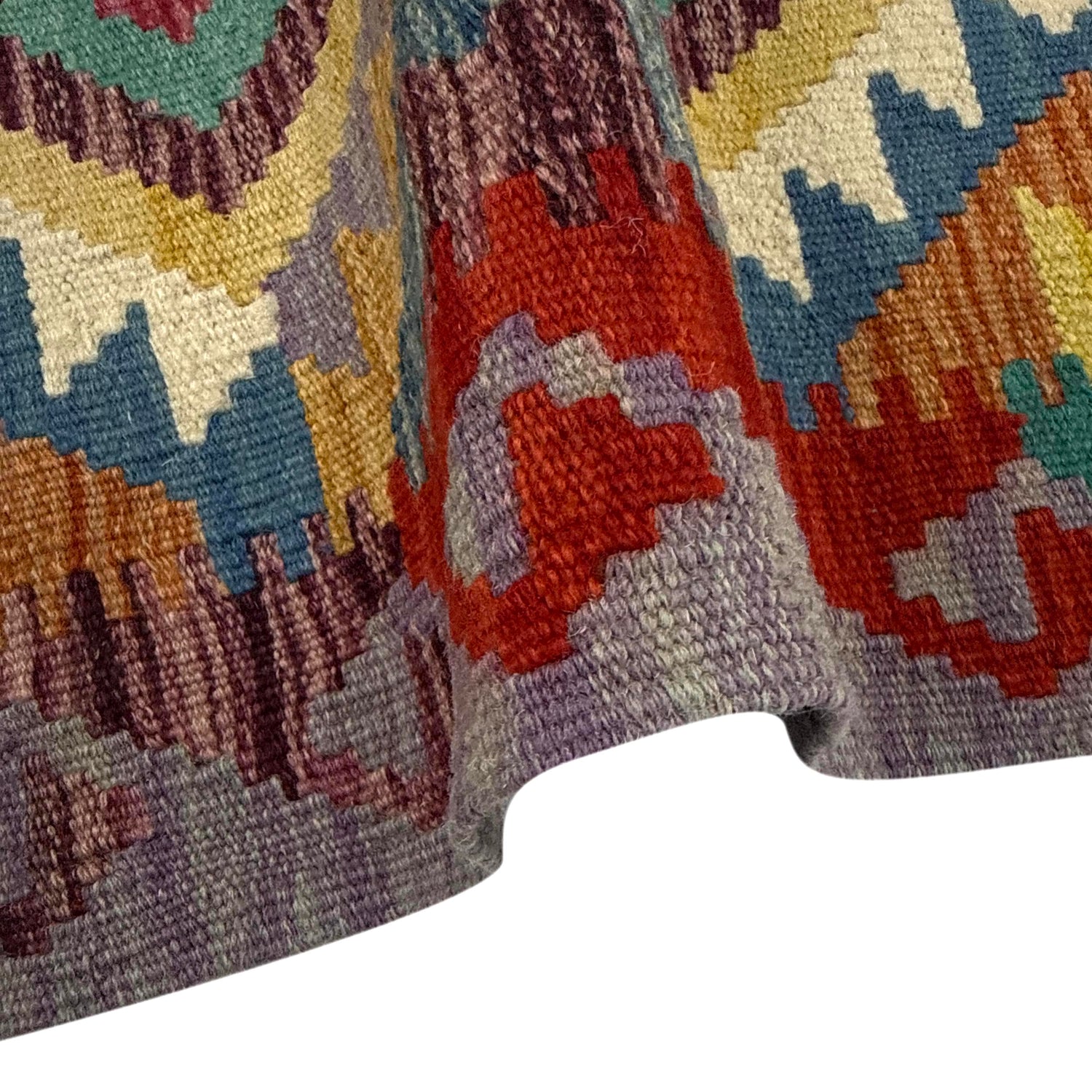 Handmade Vegetable Kilim 2' 6" x 4' 2" ft / 77 x 126 cm - No. Y39394