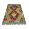 Handmade Vegetable Kelim 2' 9" x 3' 11" ft / 83 x 120 cm - No. Y39395