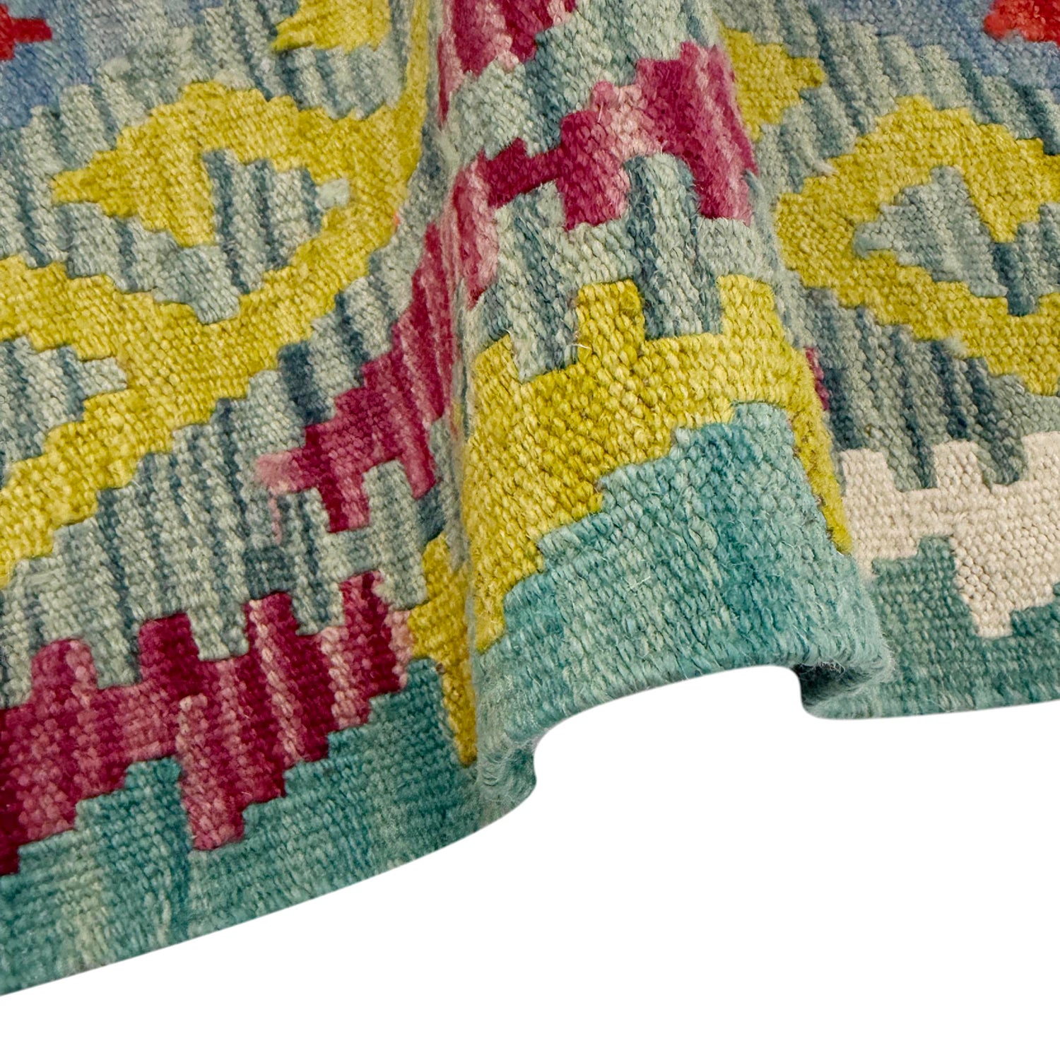 Handmade Vegetable Kelim 2' 9" x 3' 11" ft / 83 x 120 cm - No. Y39395