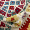 Hand Knotted Afghan Style Kilim 2' 7" x 4' 0" ft / 79 x 122 cm - No. Y39396