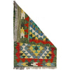 Hand Knotted Afghan Style Kilim 1' 11" x 2' 9" ft / 58 x 83 cm - No. Y39413