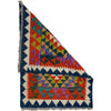 Hand Woven Wool Kelim 2' 0" x 2' 11" ft / 62 x 89 cm - No. Y39414