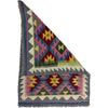 Multi Color ful Flat-Weave Wool Kilim 2' 1" x 2' 10" ft / 63 x 87 cm - No. Y39430