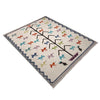 Hand Knotted Embroidery Kelim 8' 9" x 12' 0" ft / 266 x 365 cm - No. Y39433