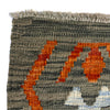 Hand Knotted Afghan Style Kilim 6' 0" x 7' 8" ft / 183 x 233 cm - No. Y39437