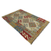 Hand Knotted Afghan Style Kilim 2' 6" x 4' 0" ft / 77 x 123 cm - No. Y39438