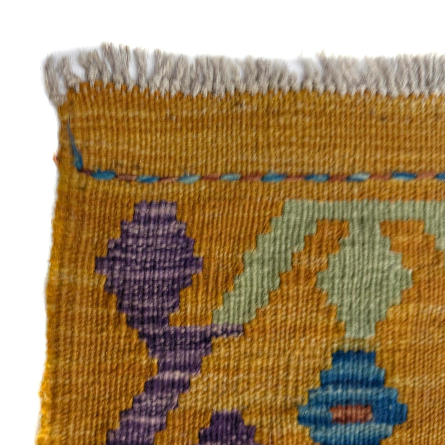Handmade Afghan Vegetable Kilim 6' 7" x 9' 10" ft / 200 x 300 cm - No. Y39439