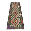 Handmade Turkish Design Wool Kilim Runner 2' 3" x 7' 2" ft / 69 x 219 cm - No. Y39441