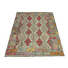 Hand Woven Wool Kelim 5' 1" x 6' 6" ft / 155 x 198 cm - No. Y39444