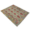 Hand Woven Wool Kelim 5' 1" x 6' 6" ft / 155 x 198 cm - No. Y39444