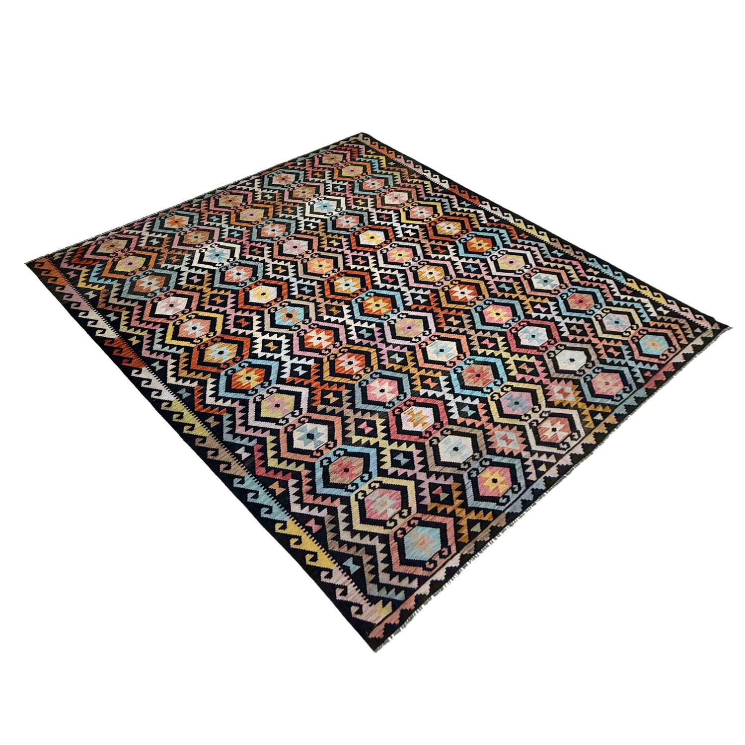 Large Size Chobi Kilim 8' 2" x 11' 6" ft / 250 x 350 cm - No. Y39445