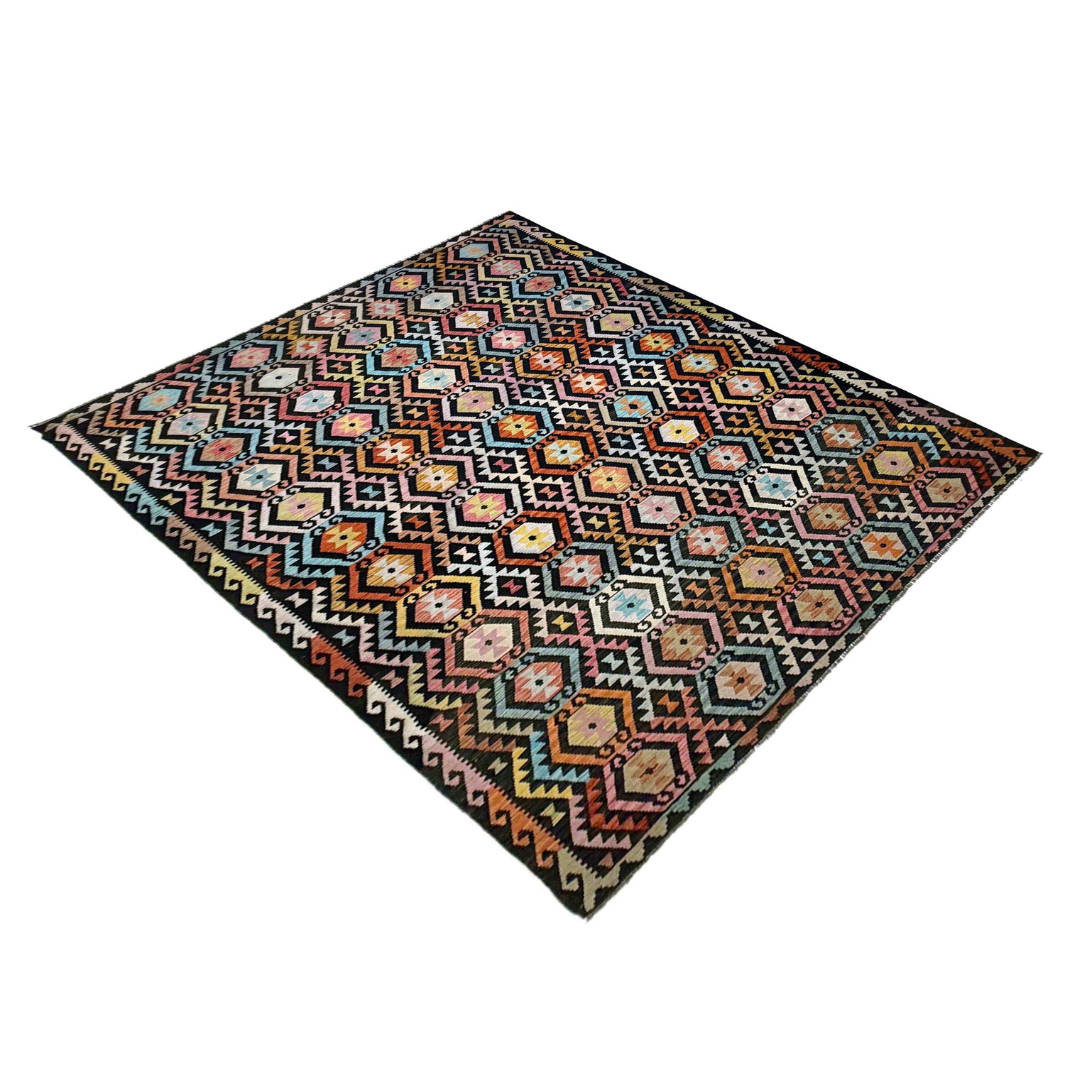 Large Size Chobi Kilim 8' 2" x 11' 6" ft / 250 x 350 cm - No. Y39445