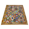 Hand Made Afghan Kilim 6' 9" x 9' 5" ft / 205 x 286 cm - No. Y39446