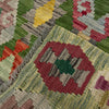 Handmade Turkish Design Wool Kilim 5' 3" x 6' 7" ft / 159 x 201 cm - No. Y39447