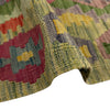 Handmade Turkish Design Wool Kilim 5' 3" x 6' 7" ft / 159 x 201 cm - No. Y39447