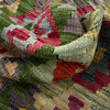 Handmade Turkish Design Wool Kilim 5' 3" x 6' 7" ft / 159 x 201 cm - No. Y39447