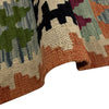 Multi Color ful Flat-Weave Wool Kilim 3' 2" x 4' 10" ft / 96 x 148 cm - No. Y39450