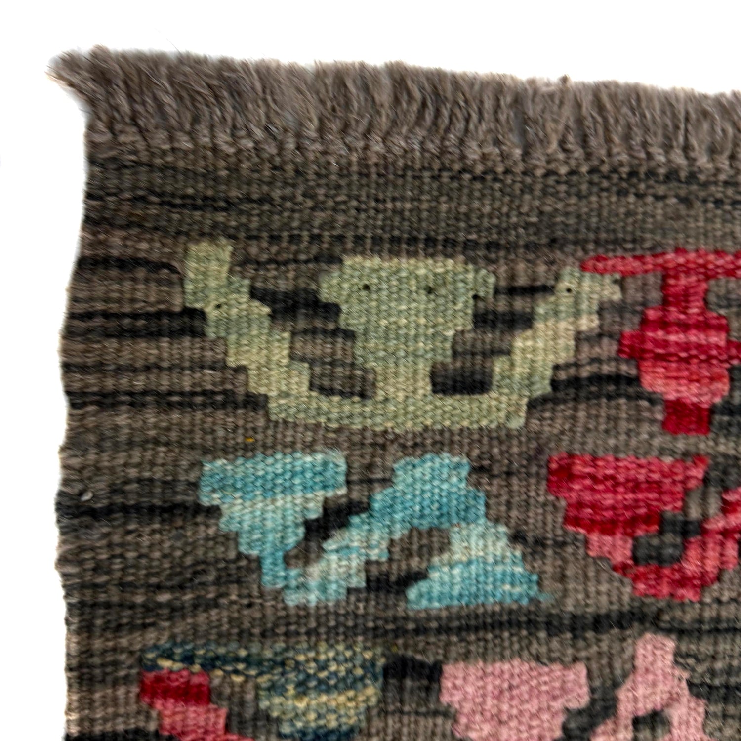 Hand Woven Wool Kelim 4' 3" x 5' 10" ft / 130 x 179 cm - No. Y39451