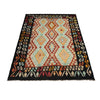 Handmade Turkish Design Wool Kilim 4' 2" x 6' 2" ft / 127 x 189 cm - No. Y39452