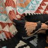 Handmade Turkish Design Wool Kilim 4' 2" x 6' 2" ft / 127 x 189 cm - No. Y39452