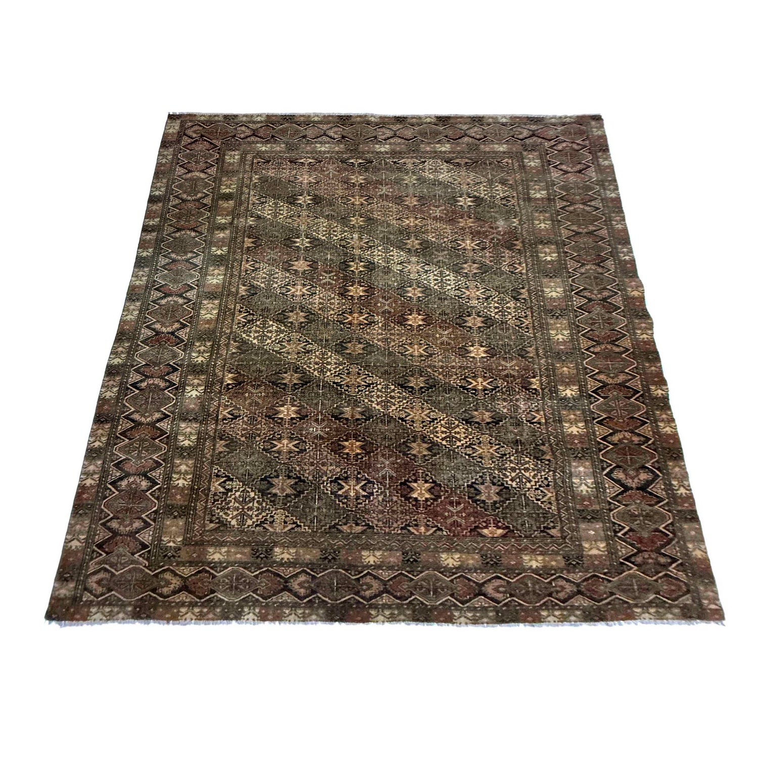 Persian Floral Design Rug 7' 6" x 10' 10" ft / 229 x 330 cm - No. Y39454
