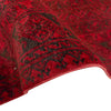 Red Afghan Filpa Area Rug - Handmade Oriental Wool Carpet 6' 8" x 8' 10" ft / 202 x 270 cm - No. Y39455