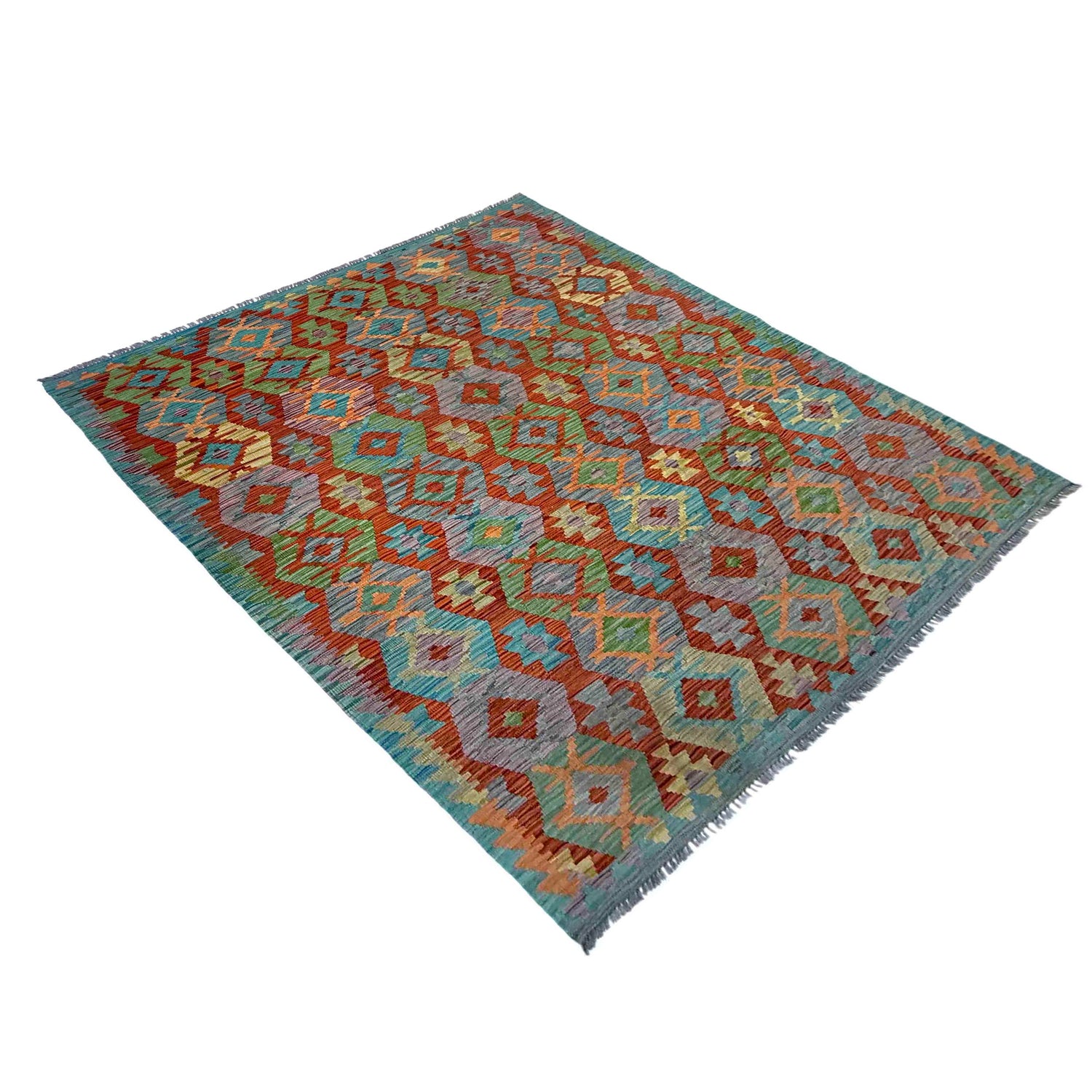 Medium Size Chobi Kilim 5' 11" x 8' 0" ft / 181 x 243 cm - No. Y39459