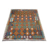Handmade Afghan Vegetable Kilim 5' 11" x 7' 7" ft / 180 x 231 cm - No. Y39461