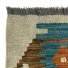 Handmade Afghan Vegetable Kilim 5' 11" x 7' 7" ft / 180 x 231 cm - No. Y39461