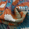 Handmade Afghan Vegetable Kilim 5' 11" x 7' 7" ft / 180 x 231 cm - No. Y39461