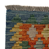 Multi Color ful Flat-Weave Wool Kilim 5' 11" x 8' 0" ft / 180 x 245 cm - No. Y39464