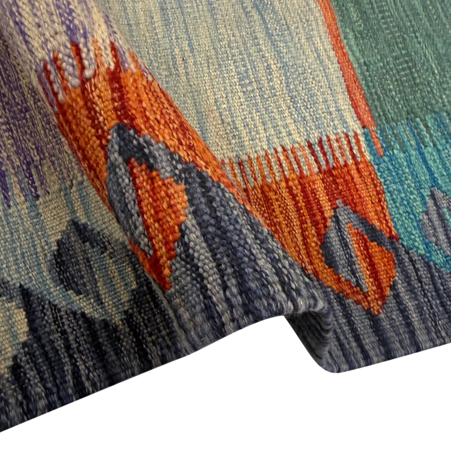 Handmade Vegetable Kilim 5' 9" x 8' 6" ft / 175 x 258 cm - No. Y39465