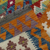 Handmade Vegetable Kelim 6' 1" x 7' 11" ft / 186 x 241 cm - No. Y39466