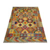 Hand Knotted Afghan Style Kilim 5' 7" x 8' 2" ft / 170 x 249 cm - No. Y39467