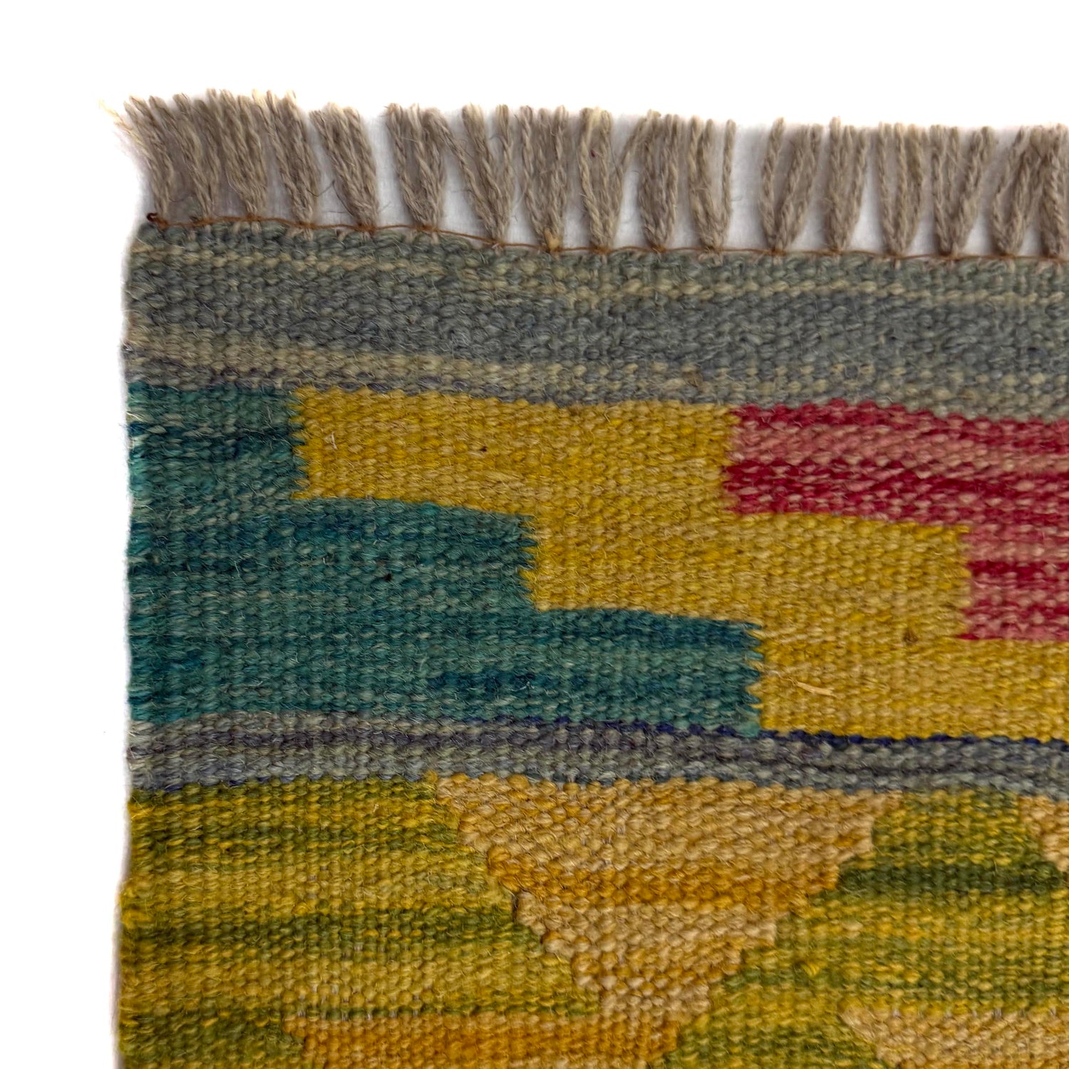 Hand Knotted Afghan Style Kilim 5' 7" x 8' 2" ft / 170 x 249 cm - No. Y39467