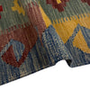 Hand Woven Wool Kelim 5' 7" x 8' 0" ft / 170 x 243 cm - No. Y39468