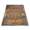 Handmade Turkish Design Wool Kilim 5' 9" x 8' 0" ft / 176 x 245 cm - No. Y39469