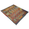 Handmade Turkish Design Wool Kilim 5' 9" x 8' 0" ft / 176 x 245 cm - No. Y39469